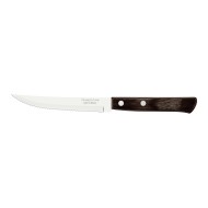 Jogo 6 Facas Churrasco Polywood aço Inox Tramontina Com Cabo De Madeira Castanho